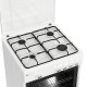 Thermogatz TGS 161 WH Κουζίνα Αερίου 55lt με Εστίες Αερίου 60cm